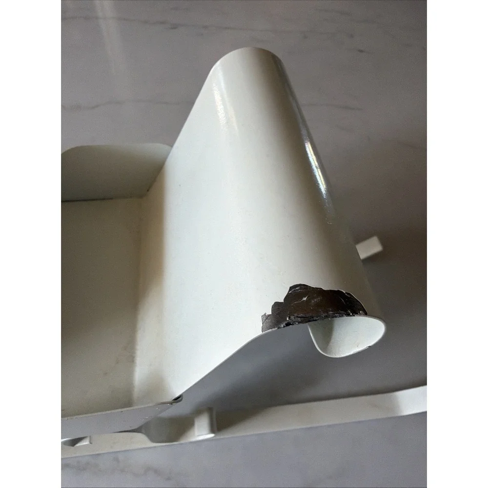 VTG Home Interiors HOMCO #5325 DE Metal Steel Christmas Sleigh White 14
